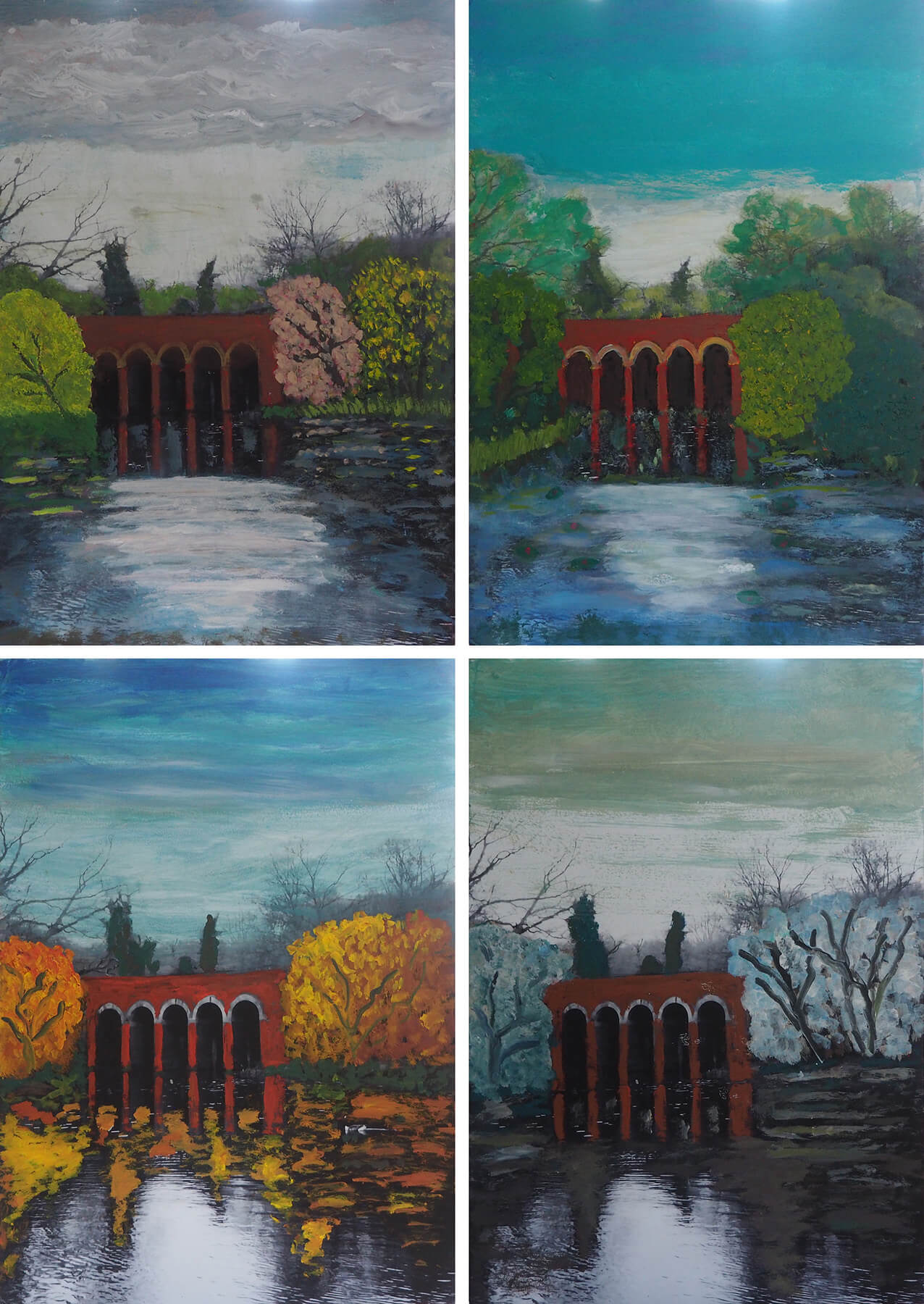 Bridge into Spring, Summer, Autumn, Winter